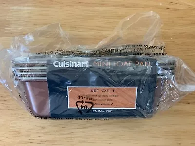 Cuisinart Mini Loaf Pan Set Of 4 NEW • $9.50