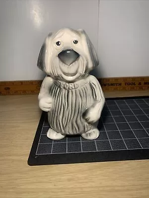 Vintage 1950-70 Ford Dealer Promo Ceramic Bank Shaggy Dog Made CA USA Ford Promo • $21.95