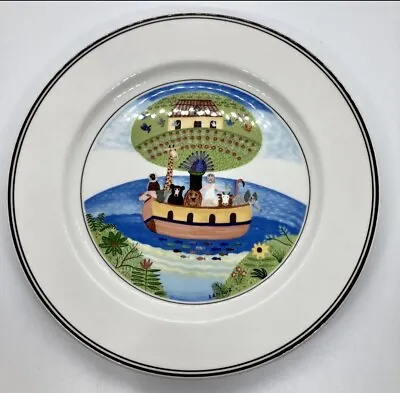 Villeroy & Boch Design Naif Salad/Dessert/Snack Plate  7 1/4  Qty 1 Noah's Ark • $24.99