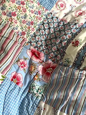 Designer ROOM SEVEN OILILY Girls Patchwork Quilt Cot Bed Brand New 110 X 150cm • £70