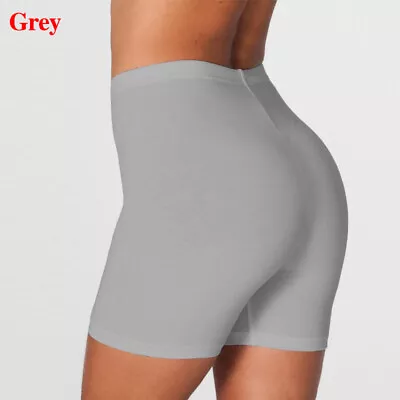 Womens Seamless Safety Short Pants Under Skirt Shorts Elastic Short Tights HOT • £5.39