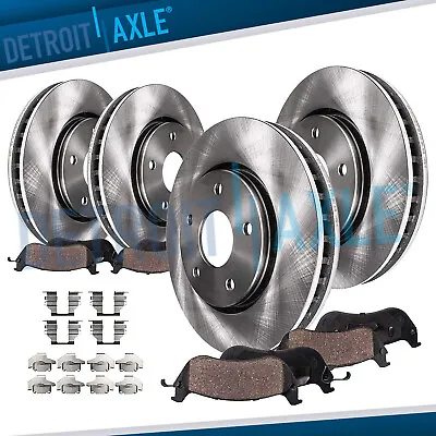 Front & Rear Rotors + Brake Pads For Ford Crown Victoria Mercury Grand Marquis • $175.10