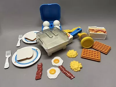 Vintage Fisher Price - Fun With Food 1987 Super Skillet Breakfast COMPLETE SET • $99.99