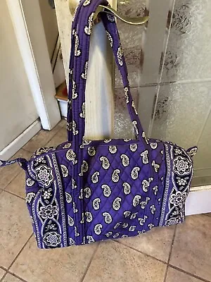 Vera Bradley Simply Violet Large Overnight Bag • $25