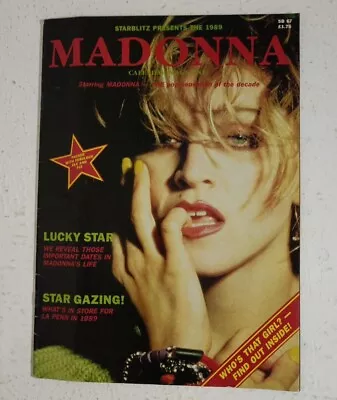 Vintage Rare Starblitz Madonna Calendar Who's That Girl Magazine 1989 • £14.99