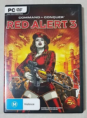 Command & Conquer Red Alert 3 + Manual + Poster (PC Windows) • $17.50