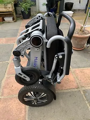 MobilityPlus+ Lightweight Electric Wheelchair. Instant Folding 24kg 4mph In E4 • £125