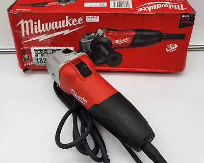 Milwaukee 6130-33 7 Amp Corded 4-1/2  120V Angle Electric Grinder TX0415f • $19.99
