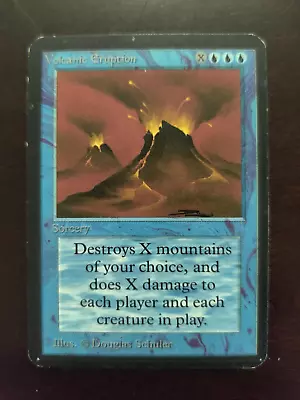 Alpha Volcanic Eruption Lp- Mtg Magic The Gathering Rare • $449.99