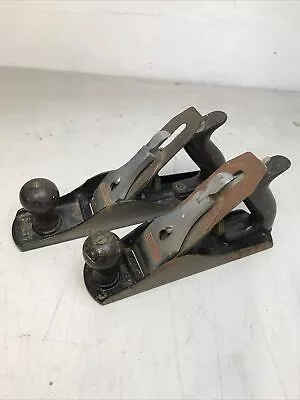 Bundle Vintage Stanley Bailey No4 & No5 Wood Plane Carpentry Woodworking • $12.42