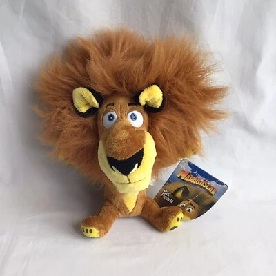 £5 • Buy MADAGASCAR Alex The Lion Dreamworks Big Headz Soft Toy Plush Tag VGC 11 