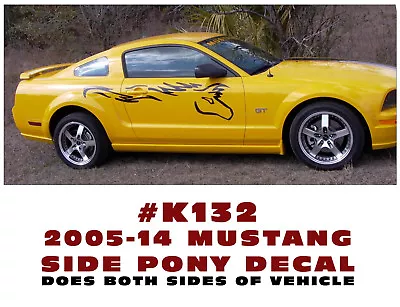 K132 Ford Mustang - Stallion Pony - Side Body Decal Set - Does Both Sides • $69.95