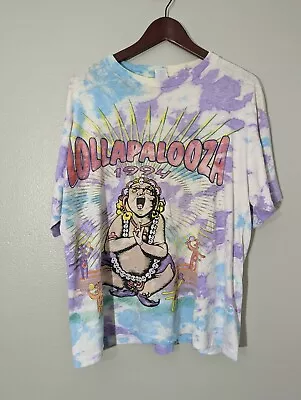 Vintage 1994 LOLLAPALOOZA Tour T-Shirt Size XL Beastie Boys Smashing Pumpkins • $384.99