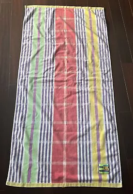 Martha Stewart Beach Towel Stripes Pastel Galapagos Collection • $19.95
