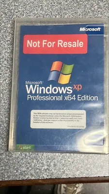 Windows XP Professional 64 Bit Edition With No Disc • $50