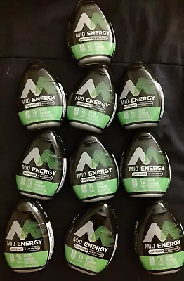 10 MIO Liquid Water Enhancer Green Thunder Caffeine + Vitamins 0 Calories YUM! • $35.95