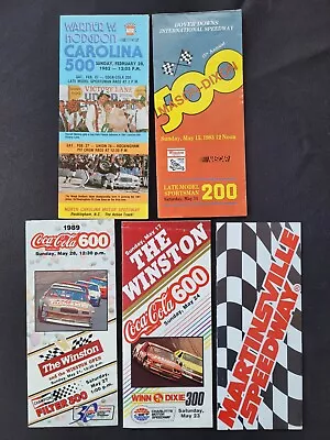 1980s/1990s NASCAR Brochure/Pamphlet Martinsville/Dover/Charlotte/Rockingham • $9