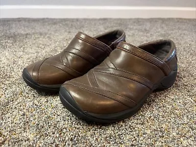 Merrell Moc Encore Eclipse Brown Comfort Slip On Loafers Shoes Women's 6 J66588 • $28.99