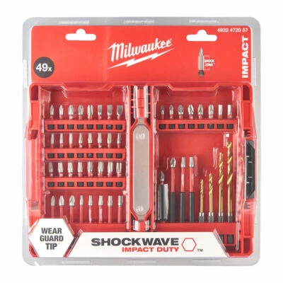 £30 • Buy Milwaukee Shockwave Gen 3 Screwdriver Bit Set 49pc - 4932472057