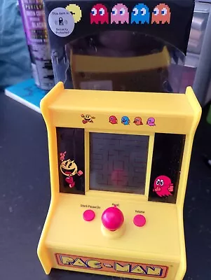 Pac-man Desk Top Mini Arcade Game Battery Powered Working Boxed  • £9.99