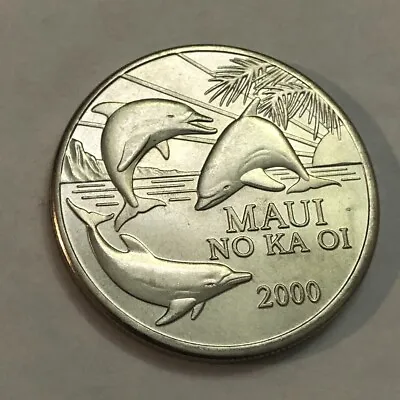 2000 BU MAUI One Trade Dollar The Valley Isle. #q4 • $7.50