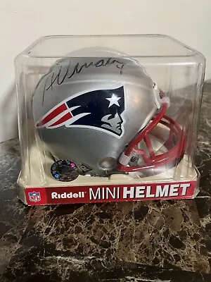 Adam Vinatieri Signed New England Patriots Riddell Mini Helmet. • $50