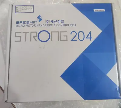 Original SAESHIN Strong 204S/105L Dental Lab Micromotor Made In Korea 35K RMP • $204.49