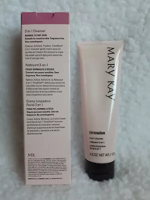 MARY KAY #TimeWise 3-in-1 CLEANSER NORMAL To DRY Skin 4.5 Oz  Discontinued! • $49.83