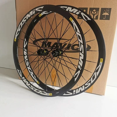 $317.89 • Buy 700C 40MM Wheelset Road Bike V Disc Brake 24 Holes Thru Axle Quick Release Wheel