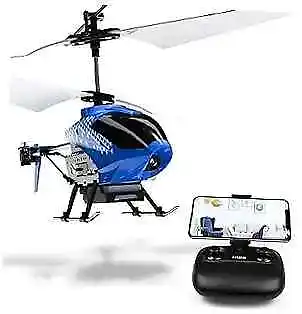  U12S Mini RC Helicopter With Camera Remote Control Helicopter For Kids Blue • $66.05