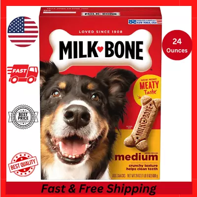 Milk-Bone Original Dog Treats Biscuits For Medium Dogs 24 Ounces Pack Of 1 • $5.29