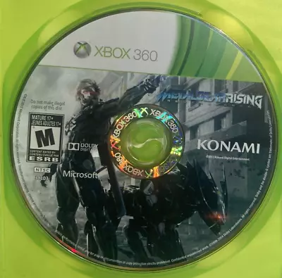 Metal Gear Rising: Revengeance For Xbox 360 Disc Only • $15