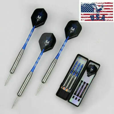 3Pcs Professional Tungsten Steel Tip Dart Set Barrel Aluminium Shafts Darts 26g • $10.50