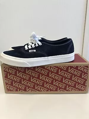 Vans Authentic Men Pig Suede Navy Size US 7 RRP 129.99 Preowned • $49.99