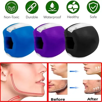 3PCS Jawline Exerciser Mouth Exercise Fitness Ball Neck Face Jaw Trainer Toning • $10.64