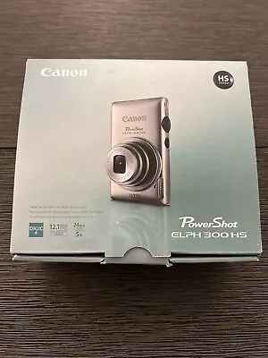 Canon PowerShot ELPH 300 HS 12.1 MP W  5x Zoom Digital Camera (Red) • $236.79