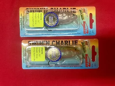 Joe Bucher Swim'n Charlie Megabait Lot Of 2..... DISCOUNTINUED!! • $35