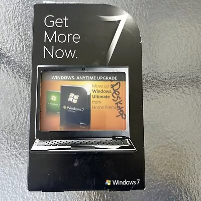 Microsoft Windows 7 Home Premium To Win 7 Ultimate Anytime Upgrade • $9