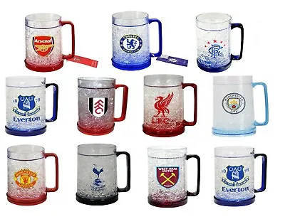 Football Club Freezer Mug - Plastic Pint Beer Tankard Drinks Gift • £11.70