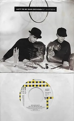 PET SHOP BOYS  Left To My Own Devices / The Atom Splitting 45 With PicSleeve • $9.99
