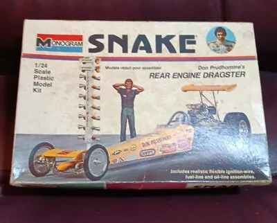 Don Prudhomme's Rear Engine Dragster NHRA Model Car Kit. Used See Pictures  • $21.99