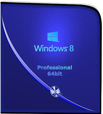 Microsoft Window 8 Pro 64bit Operation System DVD & Remove Activation CD • $35.95