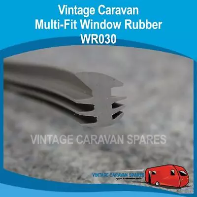 Caravan WINDOW RUBBER  ( GREY ) Vintage Supreme Viscount    WR030 • $3.20