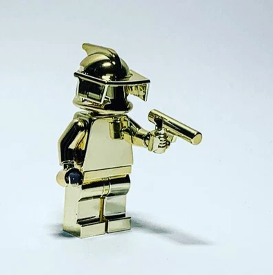 £3 • Buy * Lego Chrome Gold Clone Commander Mini Figure Weapon Blaster Gun Star Wars *