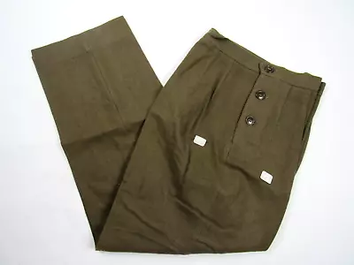 Vtg NOS Womens WW2 WAC Wool Liner Trousers Sz 16R 1940s WWII WAAC US Army Pants • $99.99