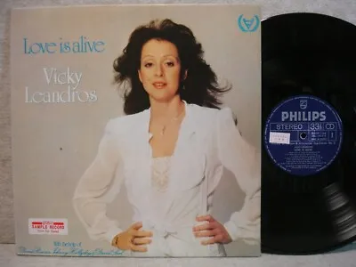 Vicky Leandros Love Is Alive Edit Cover 1981 LP NM Promo Johnny Hallyday • $64.99