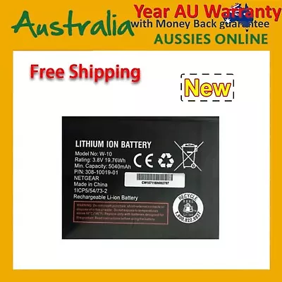 AUS W-10 Battery For Telstra Netgear NightHawk M1 MR1100 Mobile Broadband Router • $23.65