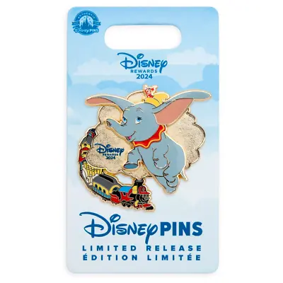 2024 Disney Parks Chase Visa Rewards Dumbo Casey Jr Train Timothy Mouse LR Pin • $24.99