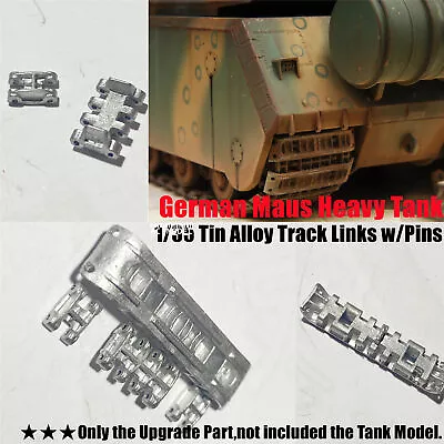 1/35 German Maus Tank Lead-tin Alloy Track Links W/Pins Kit For Dragon 6007/9133 • $58.95