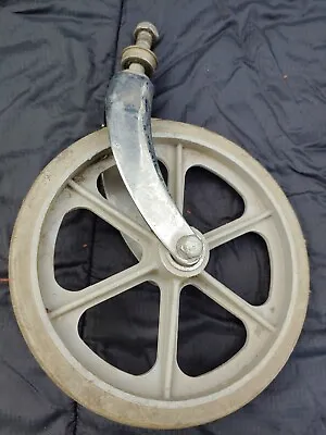 Everest Jennings Chrome Plastic Rubber Wheelchair Wheel And Caster 8x1  Used • $30.60